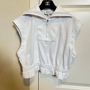 Chanel white blouse